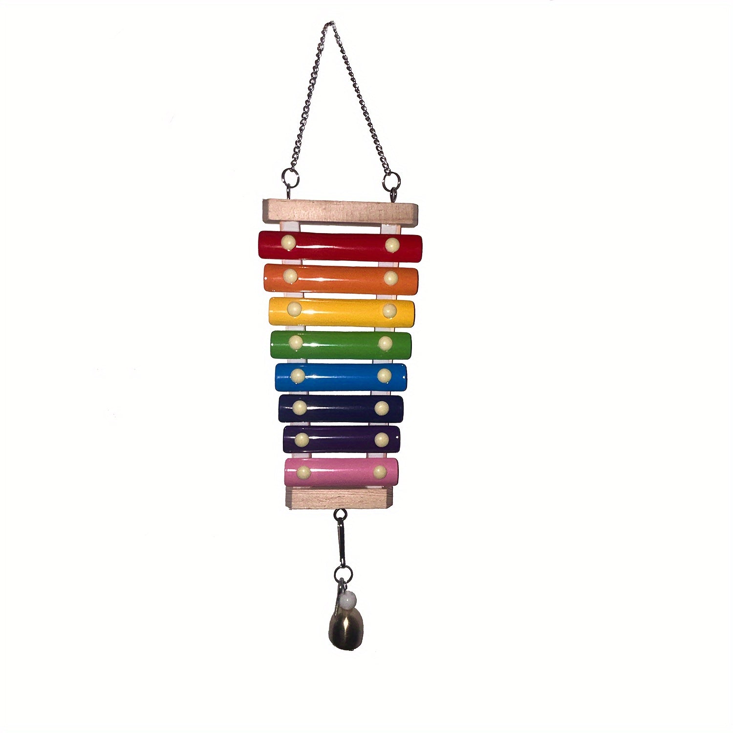 1pc Colorful Chicken Xylophone Toy Hanging Gnawing String Bird Cage Toy For Pet Bird Parrot Chicken For Playing