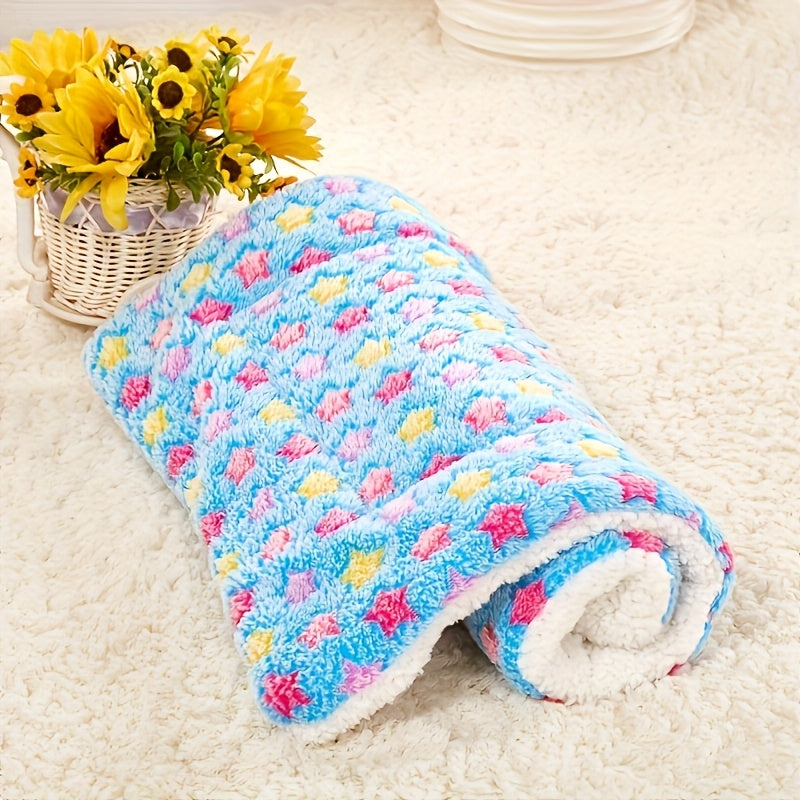 3pcs Pet Bed Set, Non-Skid Bottom, Polyester Fiber Fill, Soft Plush Cat Mat for Small Cats and Dogs, Cozy Pet Cushions for Indoor Use