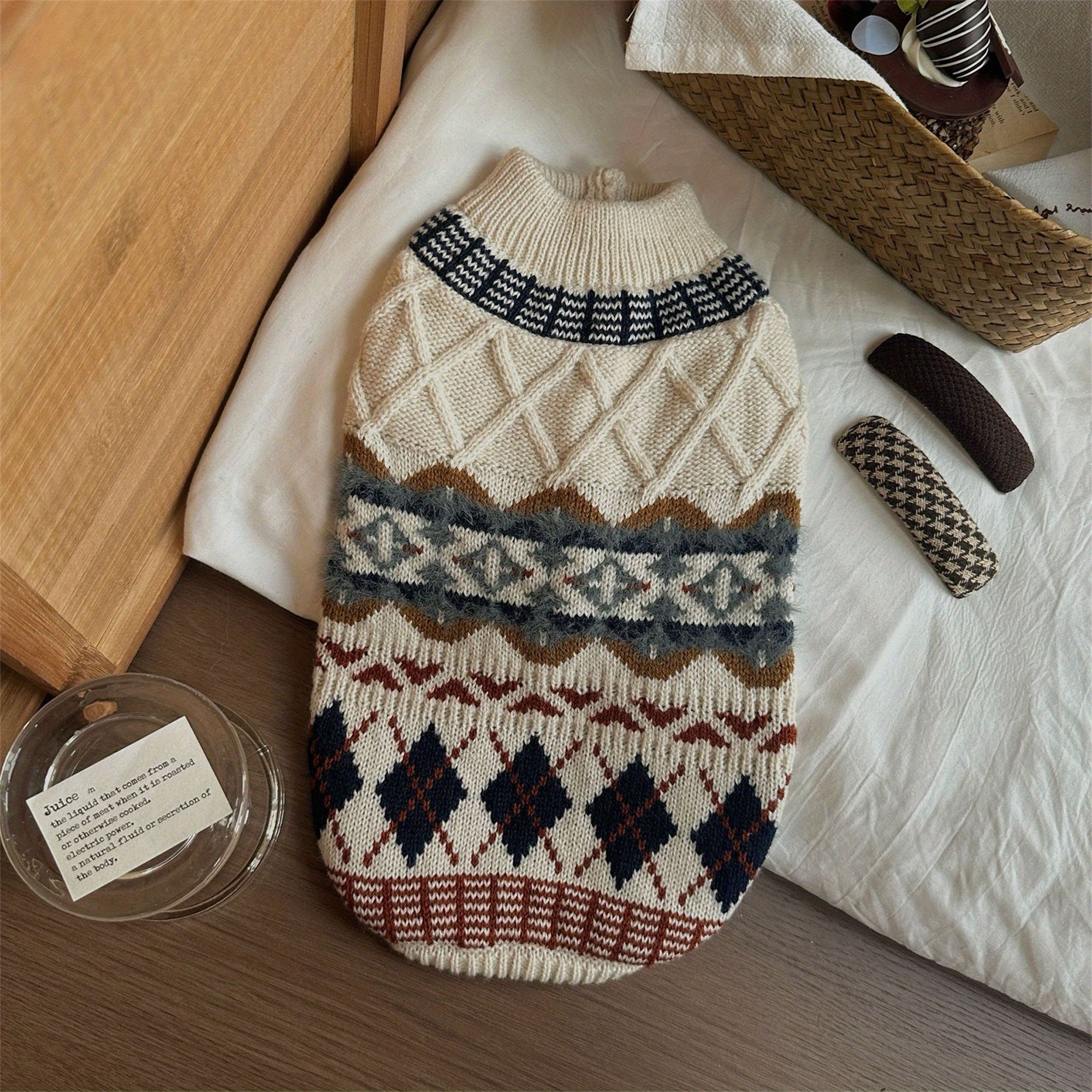 All-Season Acrylic Dog Sweater