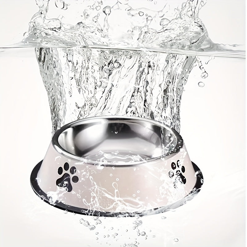 Premium Stainless Steel Pet Bowl - Non-Slip, Easy to Clean, Perfect for Dog And Cat Food And Water! Available In Three Sizes