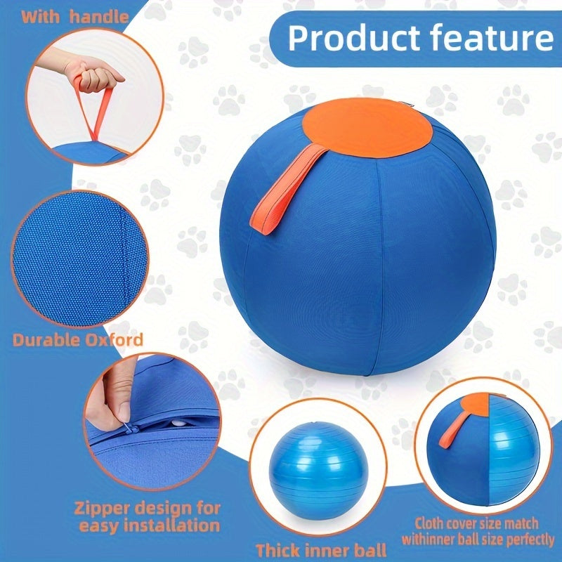 Inflatable Pet Toy Balls, 21.7-inch Dog Balls, Golden Retriever Anti-biting Balls, Soothing Boredom, Teasing Pet Training Balls, Dog Polo Pet Toys, Cattle And Dogs Herdsman Balls, Australian Shepherd Herdsman Balls (m Yards 2