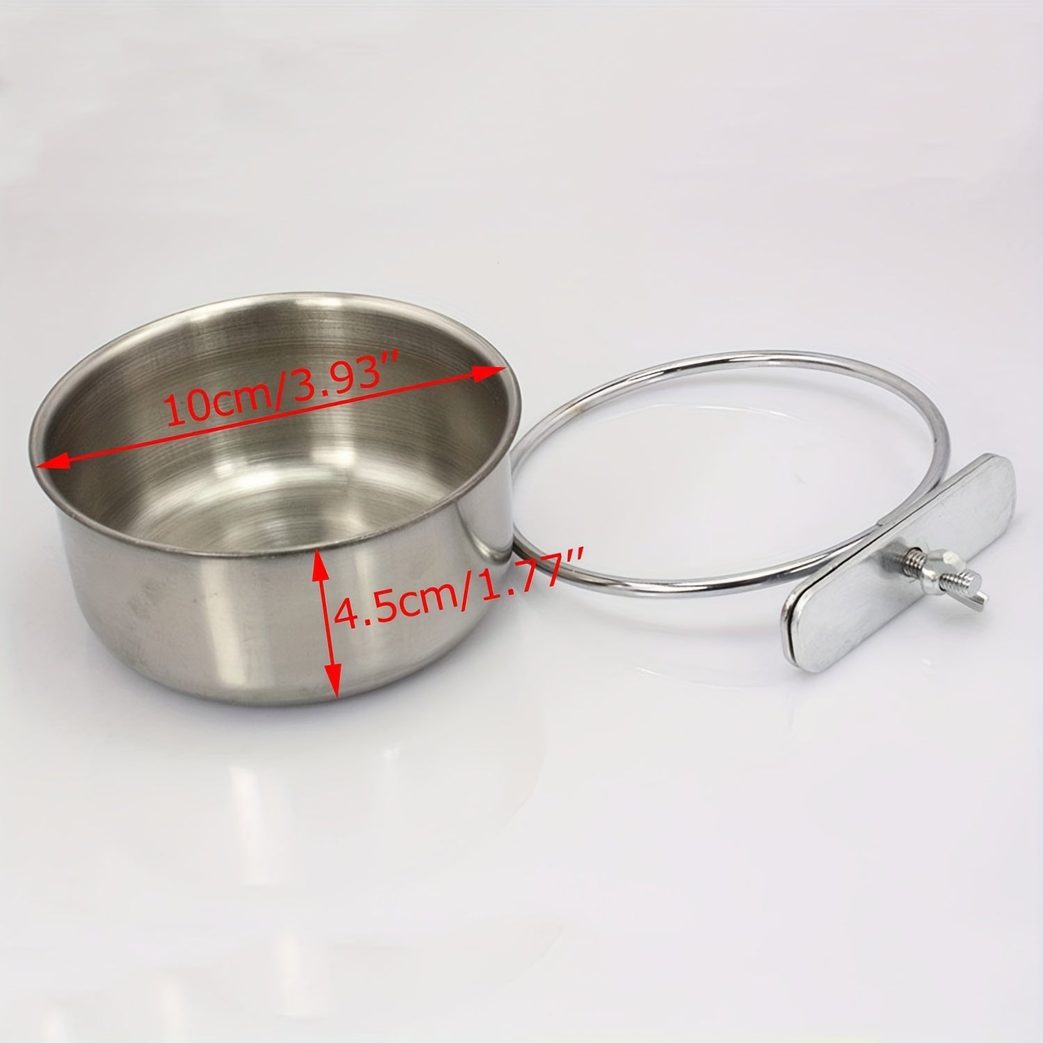 2pcs Bird Bowls, Bird Parrot Feeder Water Cage Bowl With Two Clips Bracket, Pet Feeder Water Bowl, Bird Cage Feeder, Sturdy Bird Food Bowl
