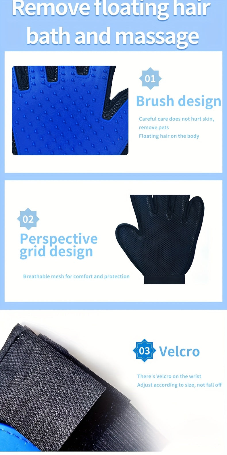 Pet Grooming Gloves