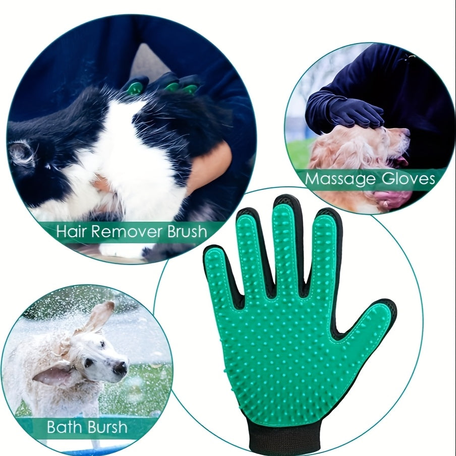 1pc Pet Grooming Supply, Hair Remover, De-shedding Brush, Dog Bathing, Massage Comb, Pet Glove