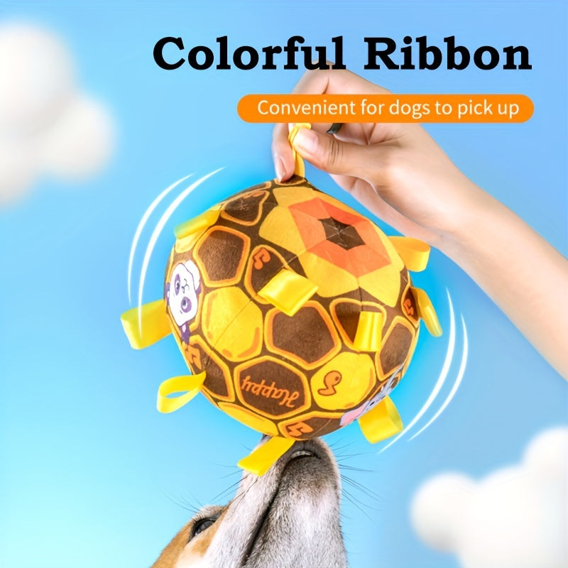 Durable Pet Toy Ball For Dog & Cat With Straps, Dog Chewing Ball Toy For Training Playing Teeth Cleaning, Interactive Fetch Pet Toy For Small Medium Large Dogs