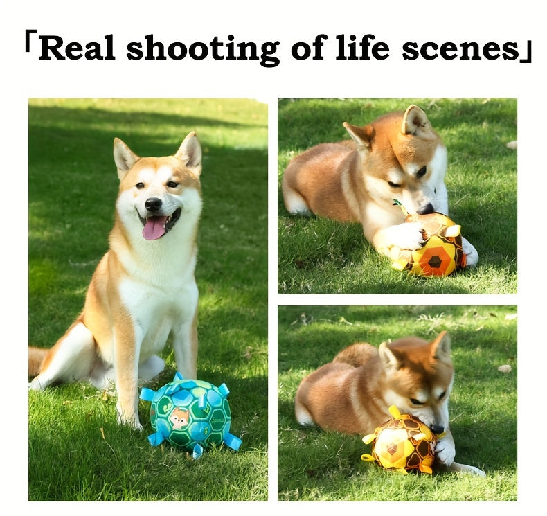 Durable Pet Toy Ball For Dog & Cat With Straps, Dog Chewing Ball Toy For Training Playing Teeth Cleaning, Interactive Fetch Pet Toy For Small Medium Large Dogs