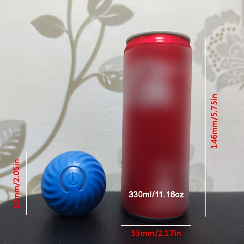 1pc Interactive Gravity Jumping Ball - Electric Self-Rolling Pet Toy with Intelligent Design, Automatic Charging, and Teeth Grinding Function for Dogs and Cats - Fun and Engaging Interactive Supplies for Pet Owners