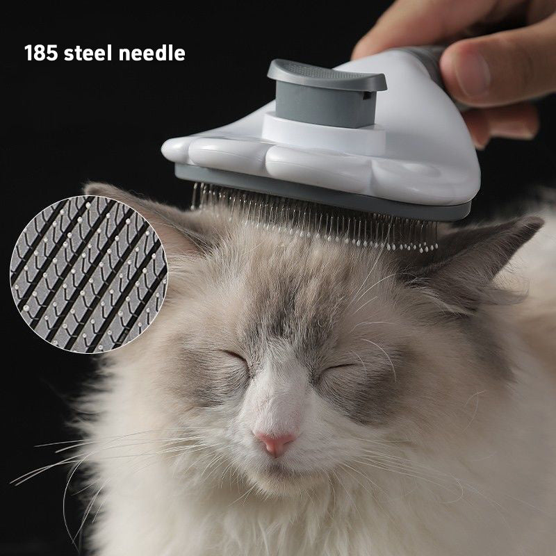 1pcs Pet Hair Removal Slicker Brush - Effortless Grooming Tool for Dogs & Cats | Durable & Gentle Design for Easy Hair Removal - Perfect Upgrade for Your Pet Grooming Routine!