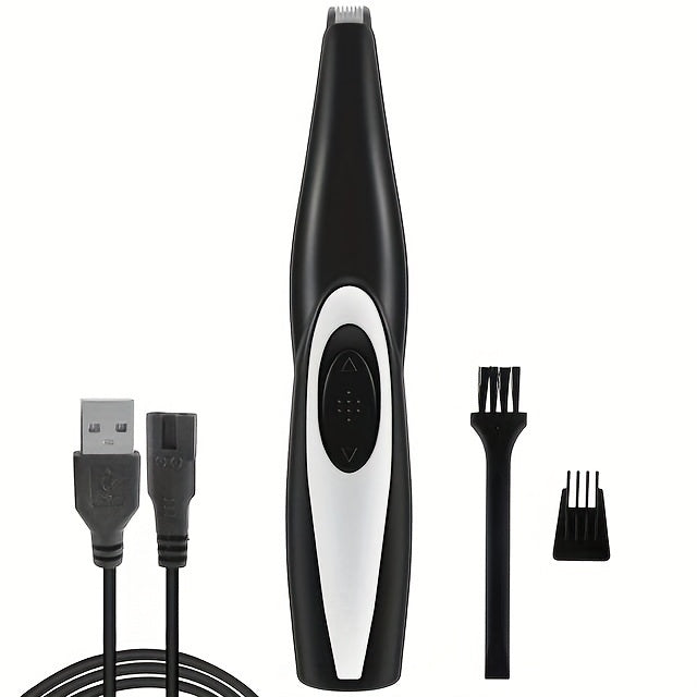 Pet Hair Clipper Dog Grooming Clipper Kit USB Rechargeable Dog Cat Shaver Clipper Cordless Electric Quiet Pet Grooming Tool