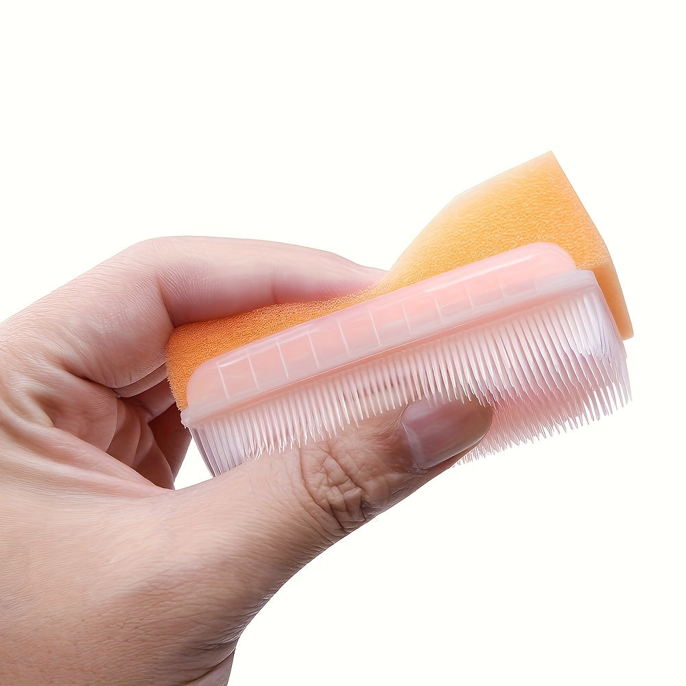 1pc Soft Bristle Cat Tongue Sensory Brush - Analogous to a Mother Cat's Tongue, Comforting Pet Grooming Tool, Non-Electric Plastic, Ideal for Styling & Soothing Cats