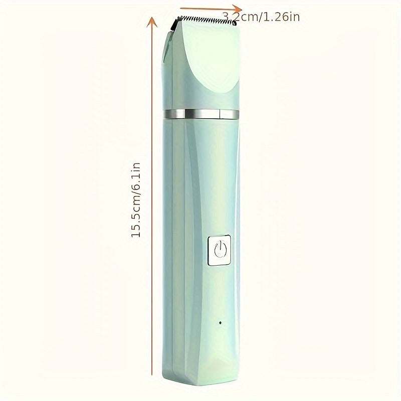 4-in-1 USB Rechargeable Pet Grooming Kit: Electric Hair Clippers, Nail Trimmer & Foot Shaver for Cats and Dogs