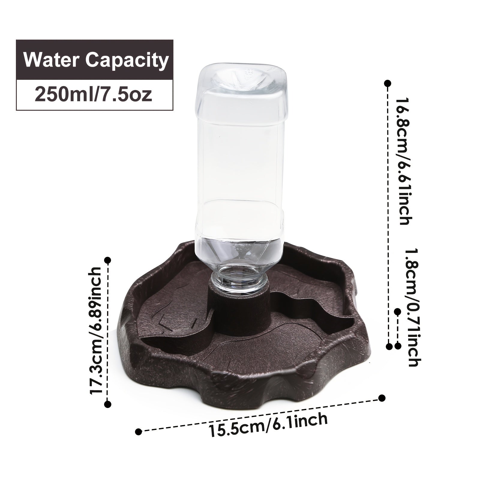2-in-1 Small Pet Feeding & Watering Bottle - Durable PP Material, Ideal for Rabbits, Hamsters, Chicks, Kittens, and Turtles - Green with Clear Plastic Dispenser