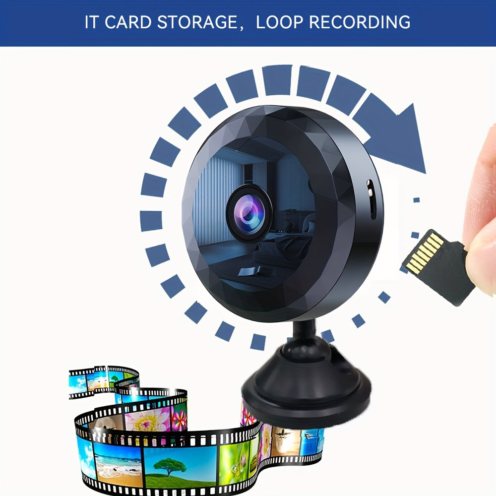 Mini WiFi Camera - Portable Hidden Nanny Cam with Night Vision, Motion Detection - Home Security Cameras for Indoor Outdoor Pet