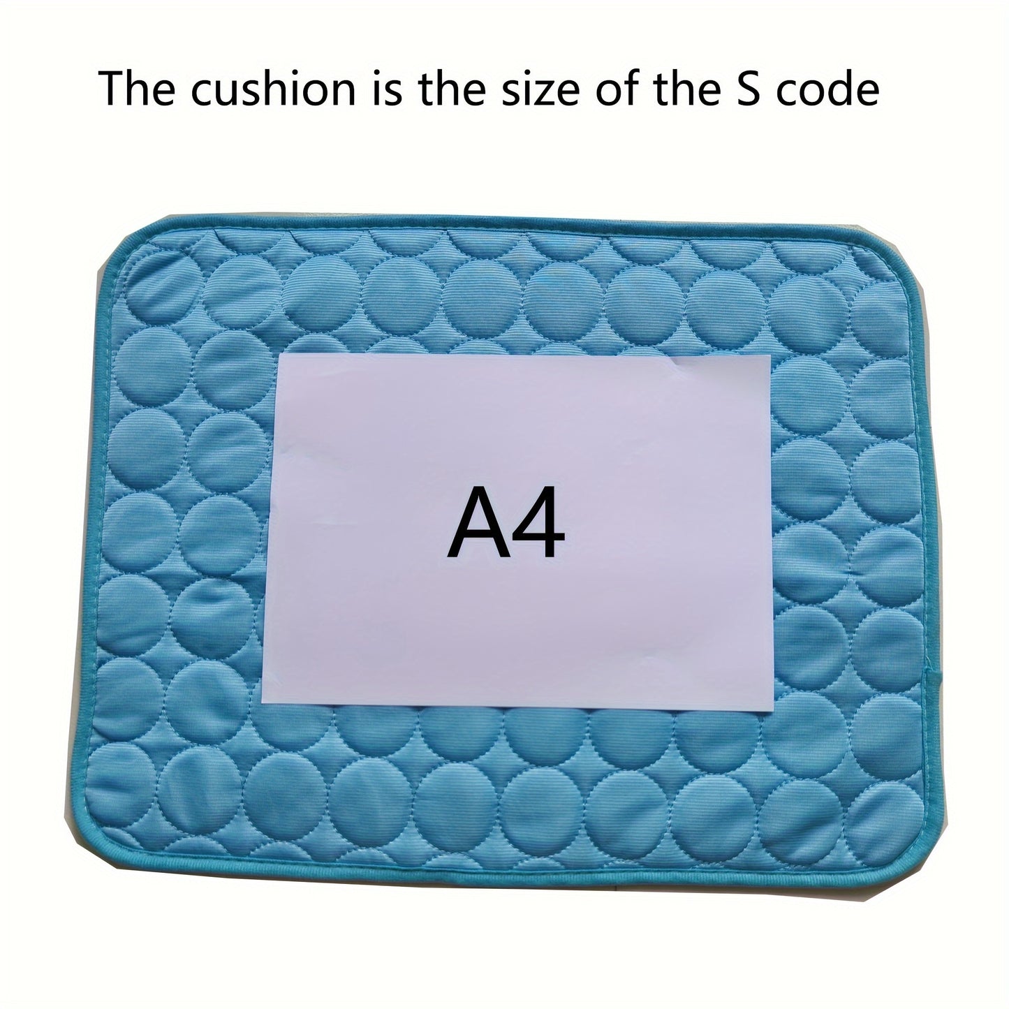 Cooling Dog Bed, Bite-Resistant Pet Mat, Breathable Ice Silk Cushion for Summer Comfort