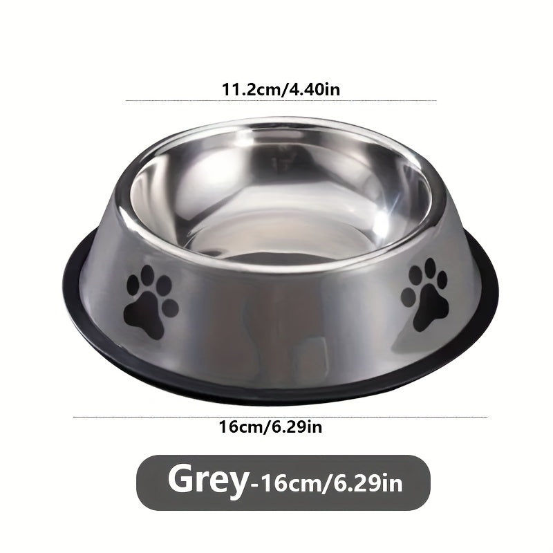 Premium Stainless Steel Pet Bowl - Non-Slip, Easy to Clean, Perfect for Dog And Cat Food And Water! Available In Three Sizes