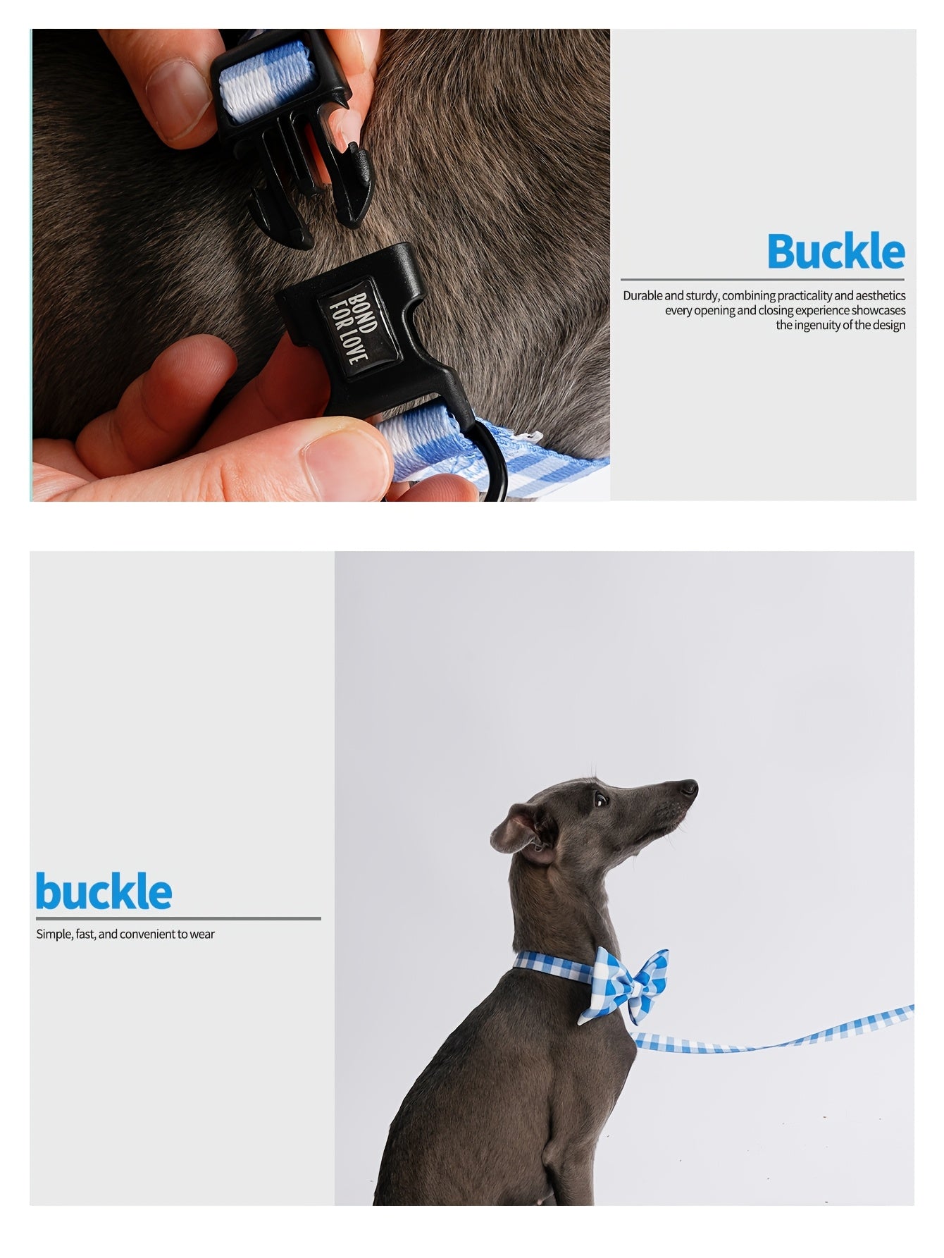 6pcs Plaid Dog Walking Set, Adjustable Pet Harness, 4 Ft Leash, Bowtie, Flag, Waste Bag Dispenser, Polyester Fiber, for Small to Large Dogs, Without Battery