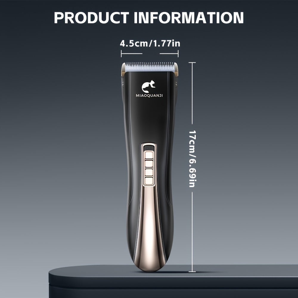 Premium Electric Pet Grooming Clippers - High-Powered & Quiet, Mini USB Charging for Dogs & Cats - Safe, Gentle, Cordless Trimmer - Professional Results at Home