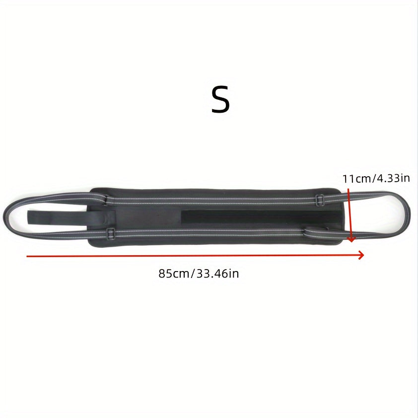 Adjustable Dog Lift Vest, Portable Pet Harness Support, for Large Dogs, Suitable for Elderly, Injured, Arthritis Dogs, with Striped Pattern, Elastic Material, Machine Washable