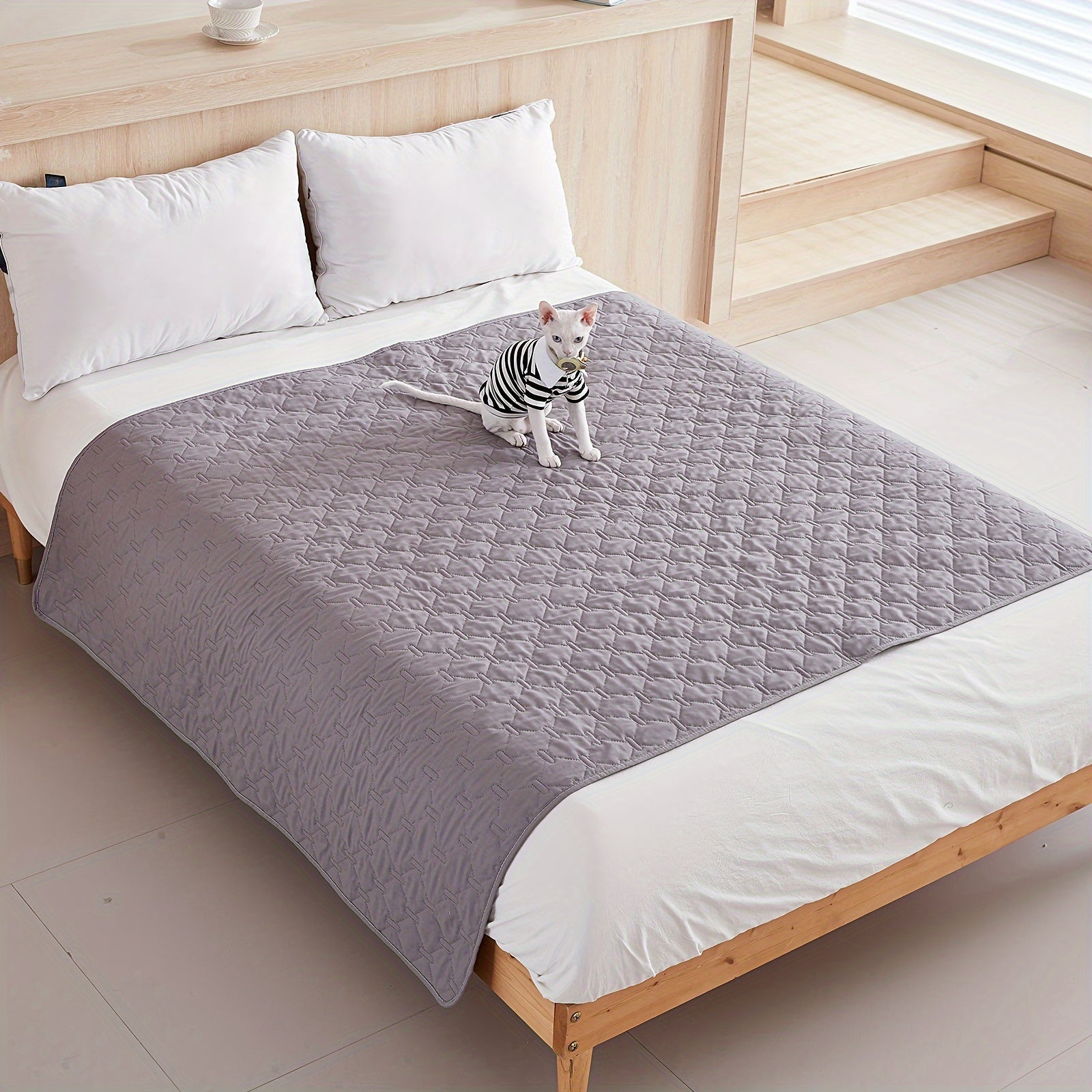 1pc Waterproof Pet Bed Cover, Waterproof Dog Bed Mattress, Urine Proof And Dog And Cat Sleeping Blanket Sofa Pad, Machine Washable