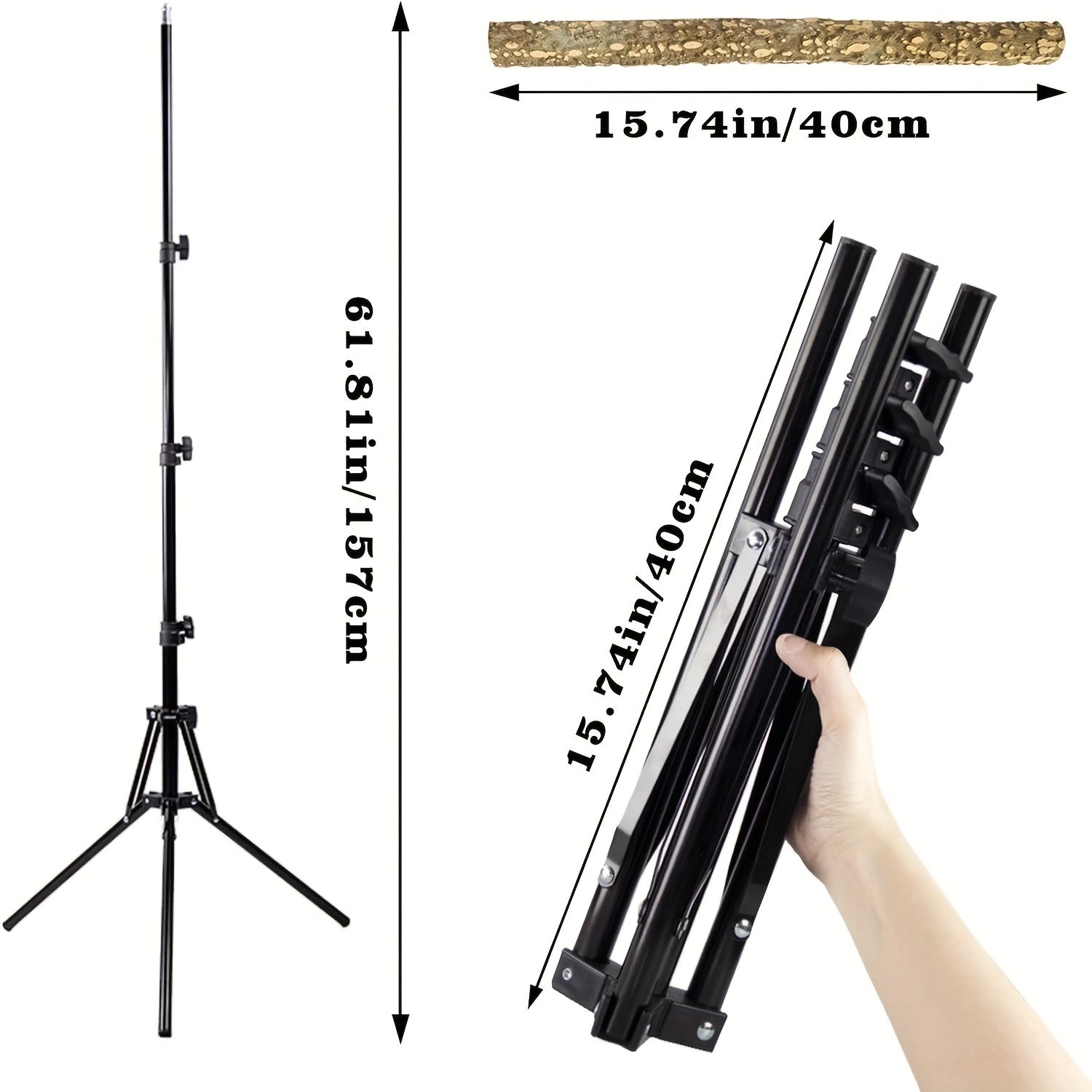 1pc Adjustable 16-63 Inch Parrot Perch Stand, Bird Training Toy, Indoor And Outdoor Bird Stands For Small To Medium Birds