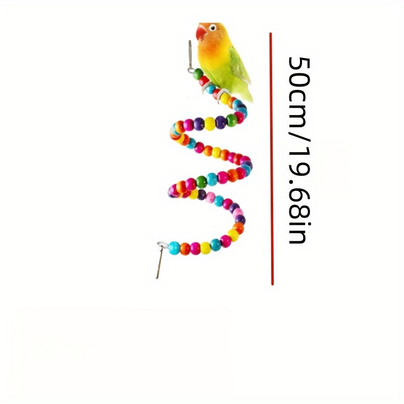 15pcs Bird Chewing Hanging Toys Set, Multicolored Bird Toys With Swing, Perching Stand, Parrot Toys, Hanging Bell Pet Bird Cage Hammock, Swing Toy, Wooden Perch Chewing Toy (Random Color)