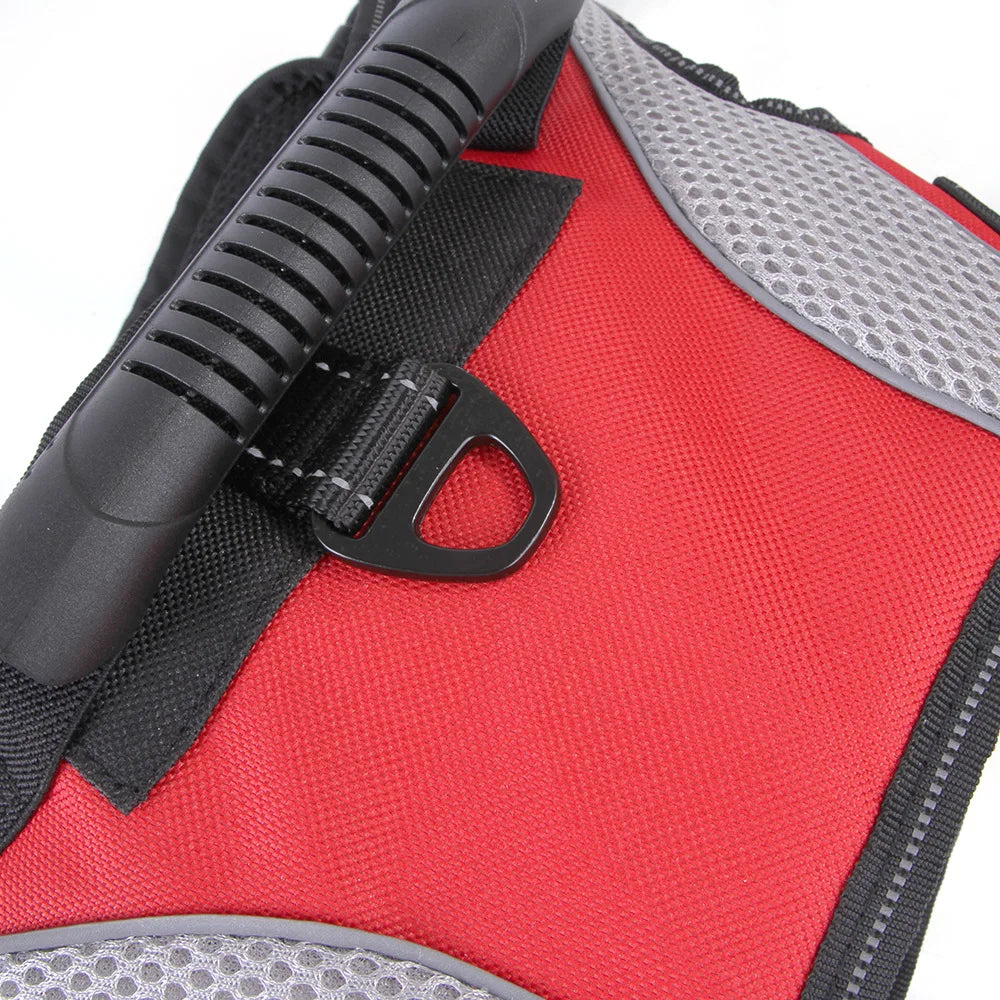 Large pet Dog Harness All Weather Service Nylon Dog Vest Padded Adjustable Safety Vehicular Lead For Dogs Pet