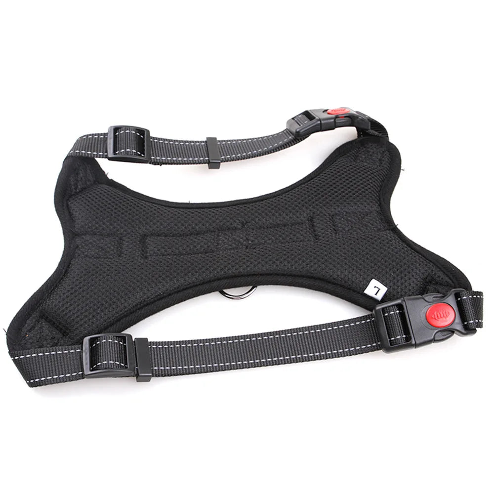 Pet Dog and Cat Adjustable Harness with Leash Reflective and Breathable for Small and Large Dog Harness Vest Pet Supplies