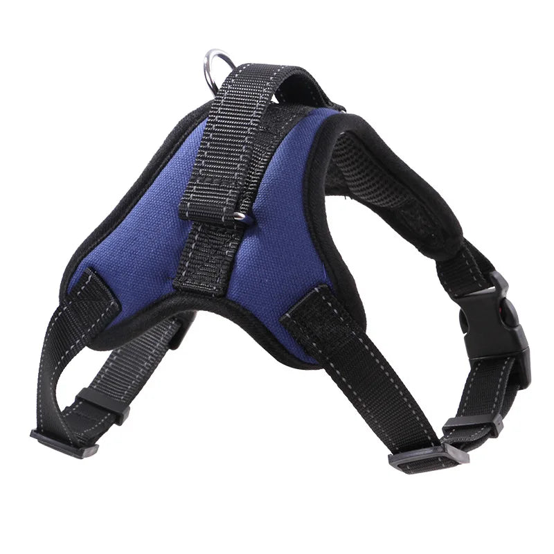 Pet Dog and Cat Adjustable Harness with Leash Reflective and Breathable for Small and Large Dog Harness Vest Pet Supplies