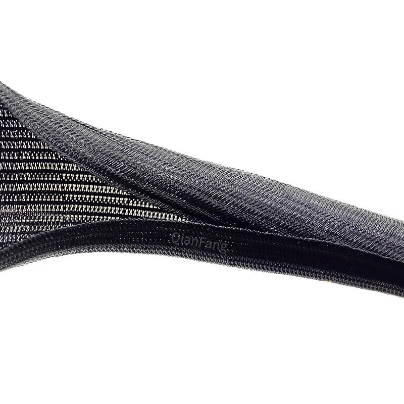 Expandable Cable Sleeve Self Closed PET Braided Management Auto Line Overlaps Flexible Loom Split Pipe Tube Wire Wrap Organizer