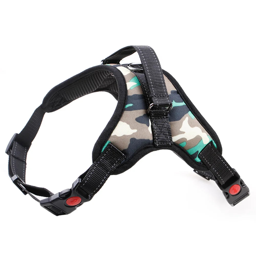 Pet Dog and Cat Adjustable Harness with Leash Reflective and Breathable for Small and Large Dog Harness Vest Pet Supplies