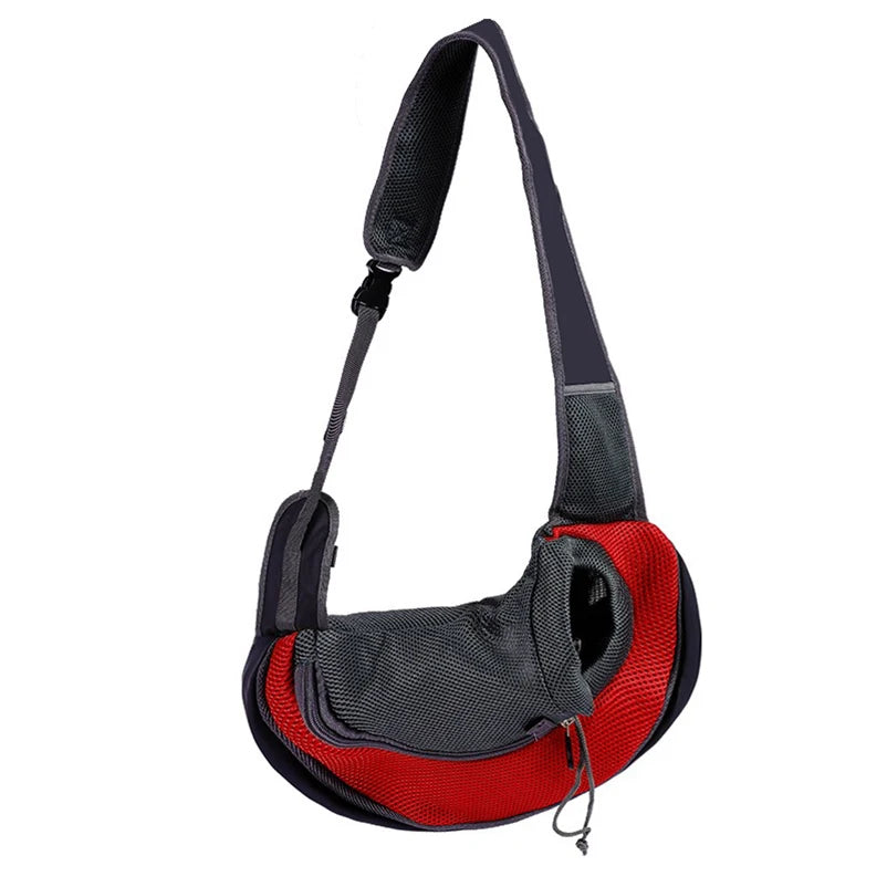 Popular pet backpack pet crossbody bag portable thickened material comfortable and breathable cat and dog pet supplies