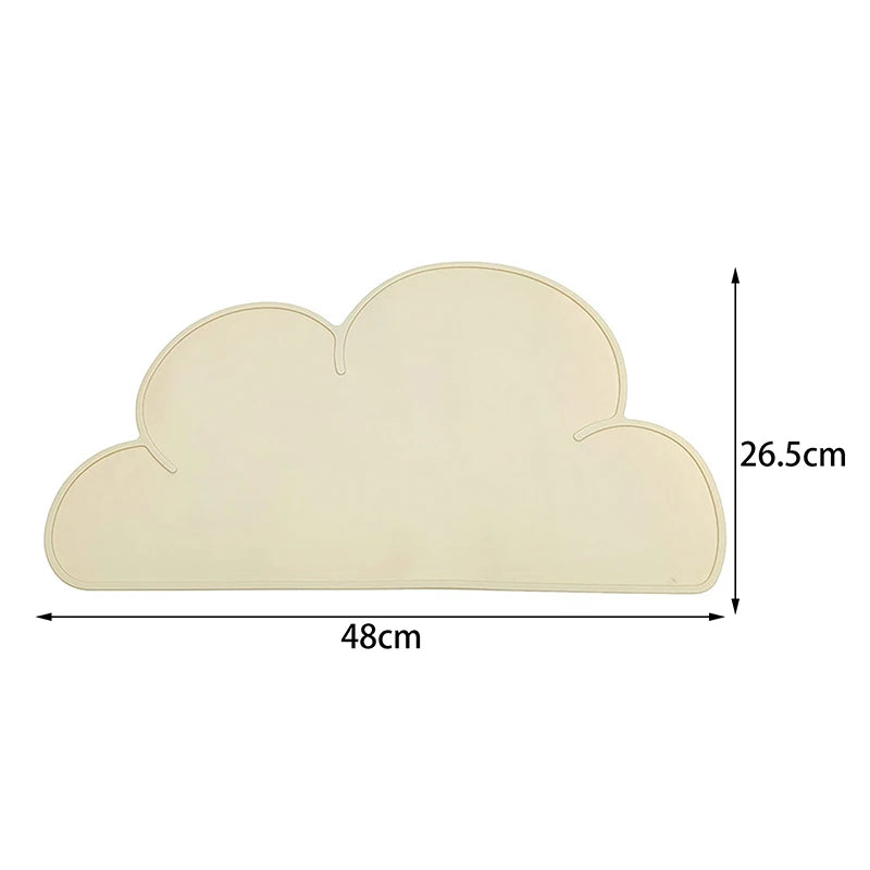 Silicone Pet Feeding Dog Cat Bowl Food Mat Non-Stick Waterproof Pad Puppy Feeder Tray Water Cushion Placemat
