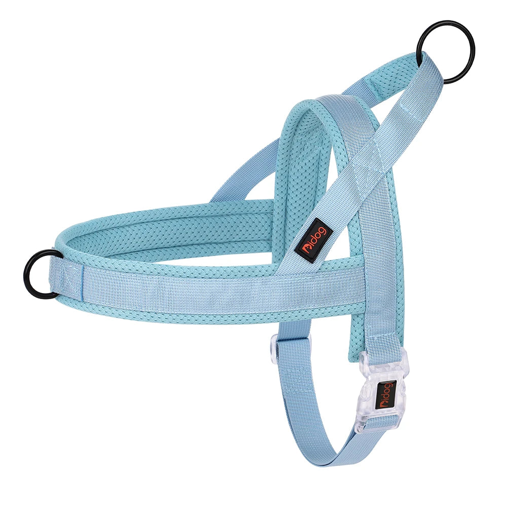 Soft No Pull Dog Harness Nylon Pitbull Dog Puppy Harnesses Padded Pet Vest Adjustable for Small Medium Large Dog Chihuahua Pug
