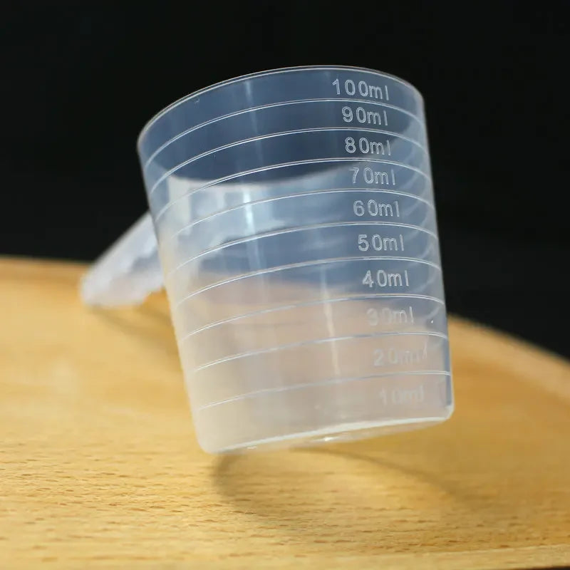 5Pcs 100ml Transparent Pet Measuring Spoons With Scale Dog Cat Feeding Shovel Tableware Pet Supplies Milk Powder Seasoning Scoop