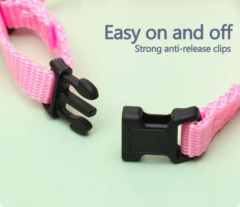 Rabbit Cat Harness and Leash Set Adjustable Pet Lead Leash for Small Animals Ferrets Piggies Hedgehogs Outdoor Walking