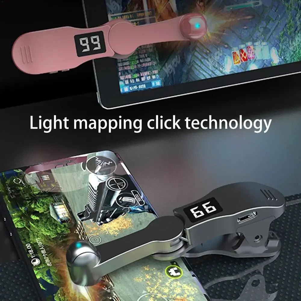 Auto Screen Clicker Mini Simulated Finger Phone Clicking Clicker Clip-on Video Live Liker Game Screen Touch Device for Phone App