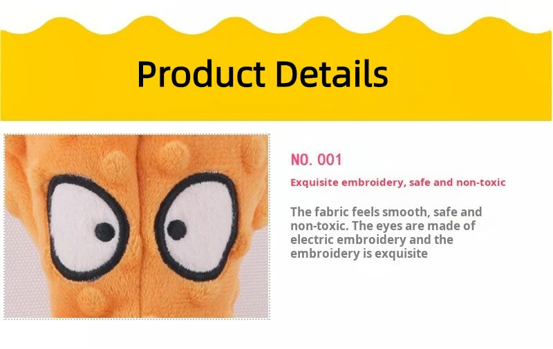 Pet Plush Toy Octopus Dog Interactive Toy Indestructible Bite Resistant Sound Puppy squeaky Octopu Dogs Rattle For Toys Supplies