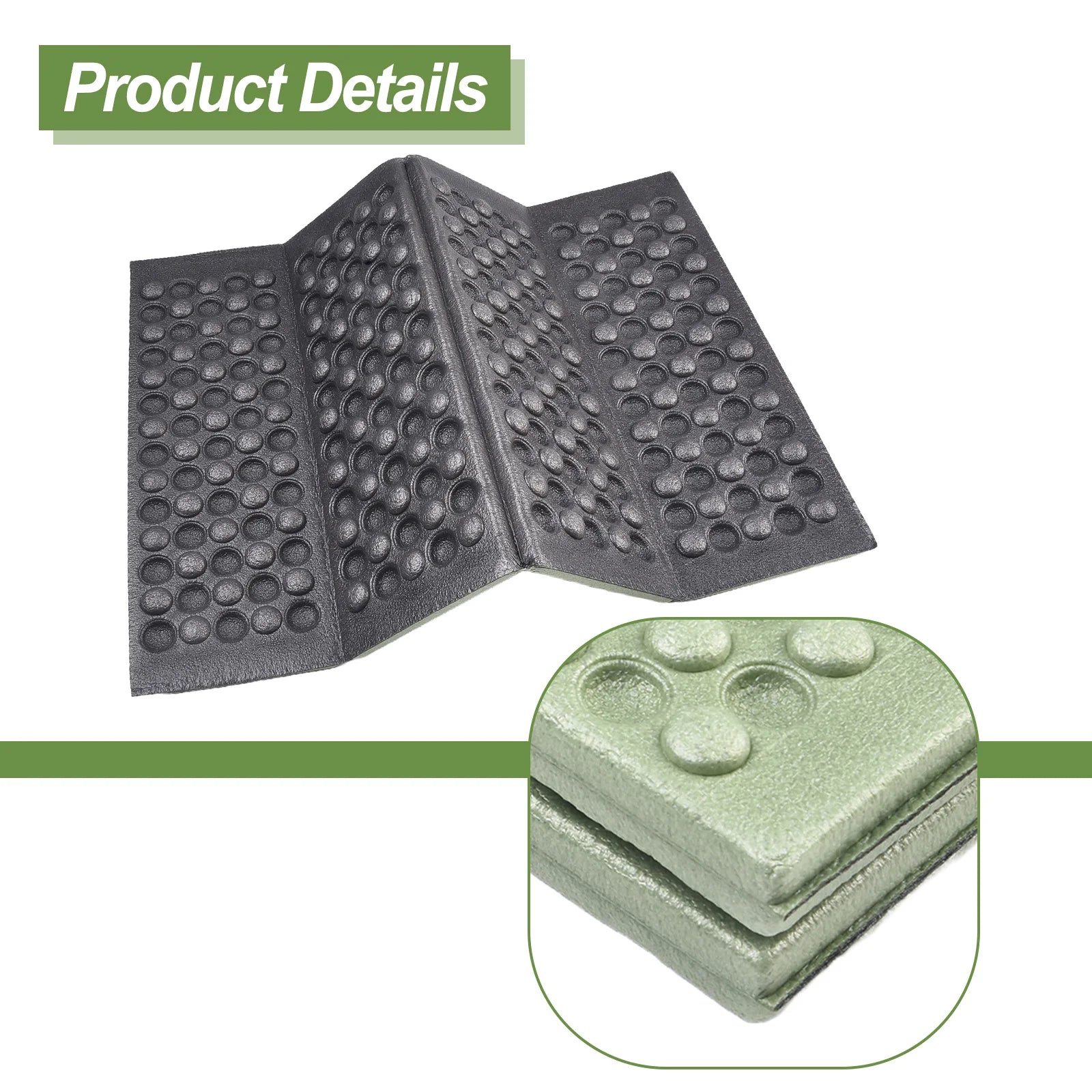 Portable Lightweight Mini Folding Mat Foam Sitting Pad For Outdoor Activities Foldable Kneeling And Seat Cushion For Comfort