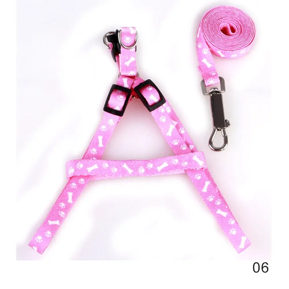 Pet Dog Harness Adjustable Pet Leashes Puppy Collar for Small Dogs Cat Harness Medium Dog Accessories Outdoor Walk