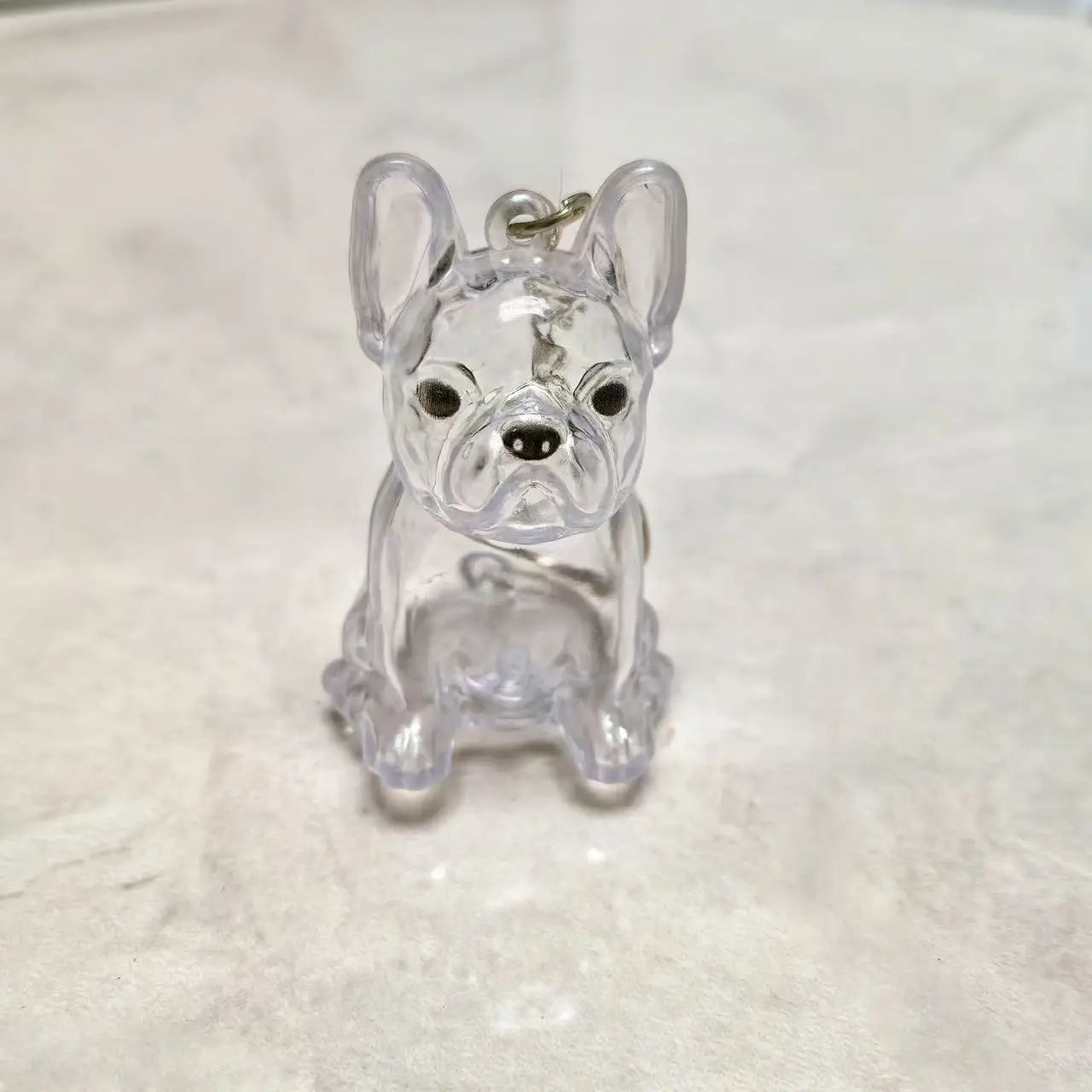 Dogs Hair Storage Pendant Cute Keychain Bag Pendant Couple Car Key Chains Jewelry Souvenir Collection Gift Decor Dog Accessories