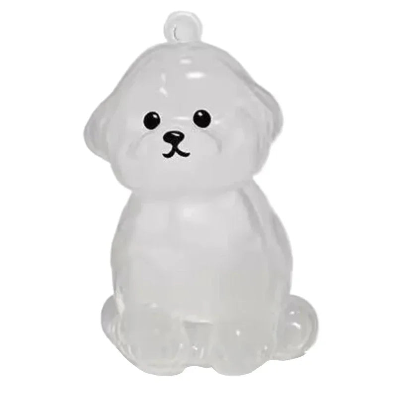 Dogs Hair Storage Pendant Cute Keychain Bag Pendant Couple Car Key Chains Jewelry Souvenir Collection Gift Decor Dog Accessories
