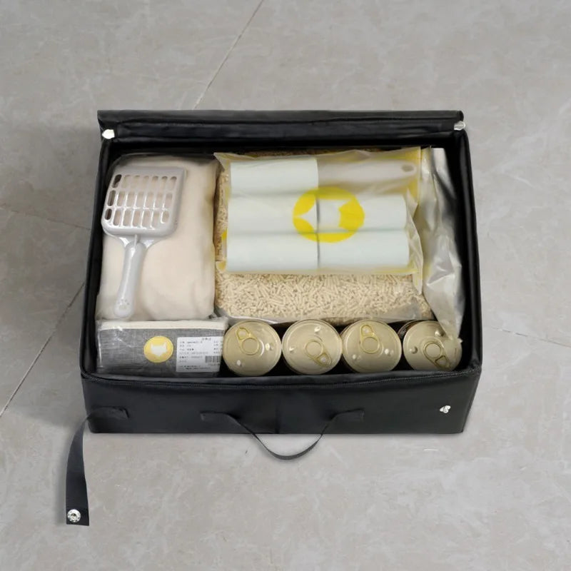 Outdoor Foldable Cat Litter Box Portable Folding Travel Pet Litter Box Dog Toilet Tray Folding Cat Litter Potty Waterproof