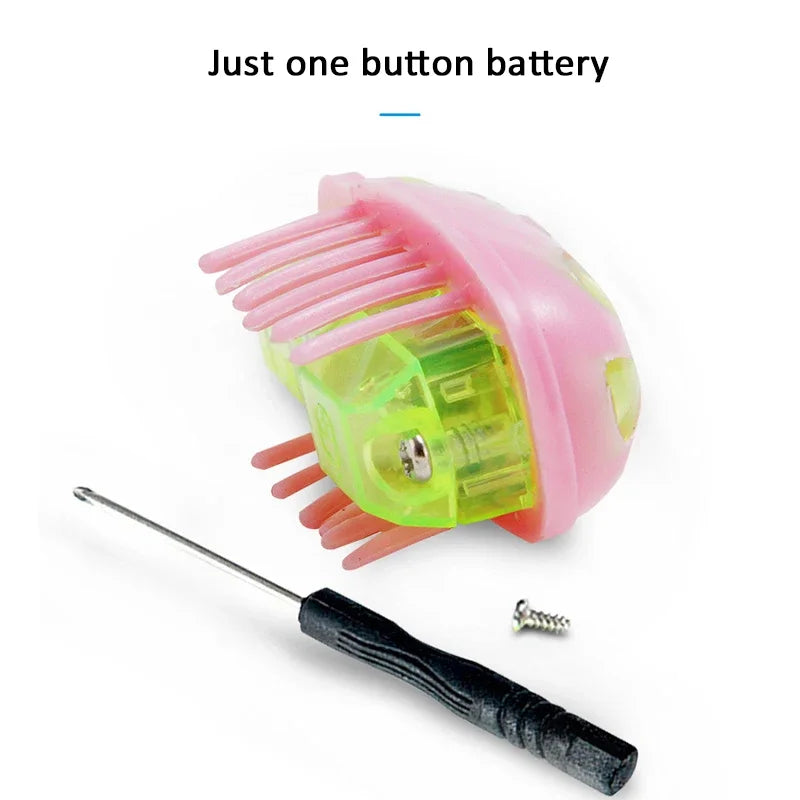 Mini juguete eléctrico para mascotas, perros y gatos, interactivo, con forma de mariquita y escarabajo, ideal para pasear, jugar o jugar.