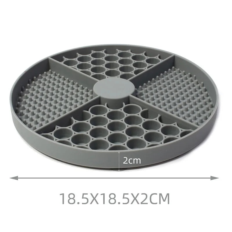 Licking Mat Dogs Pet Supplies Silicone Licking Mat Cat Slow Feeder with Suction Cup Slow Feeding Pad Dog Peeling Mat GCP02