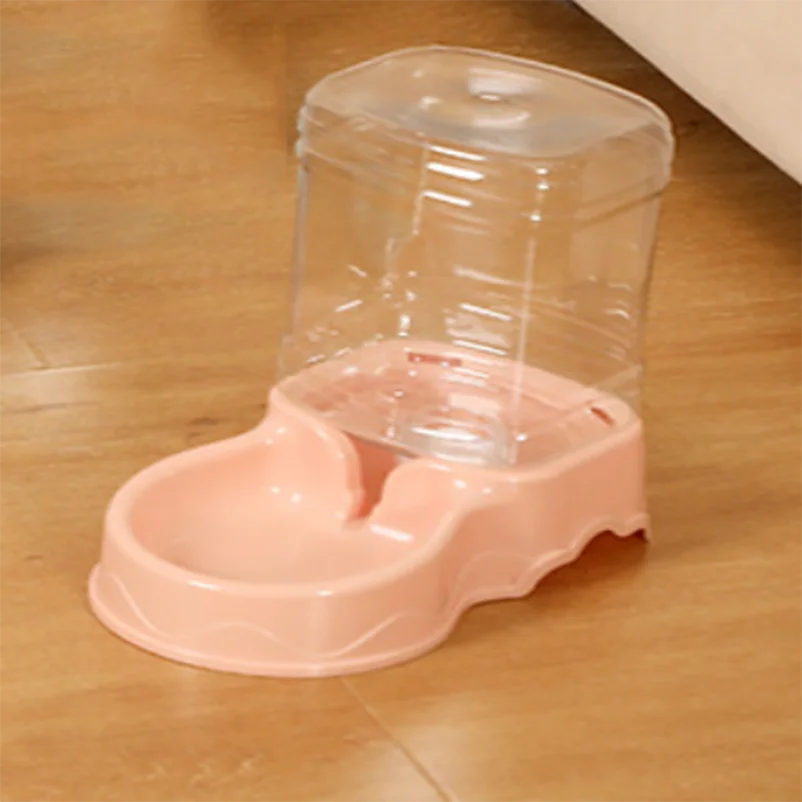 Pet automatic feeder cat drinking water bowl cat bowl dog bowl 3.8L large capacity combination grain storage barrel pet supplies
