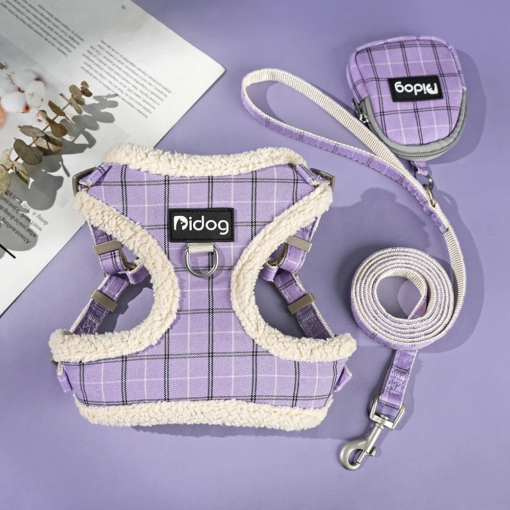 Soft Pet Dog Harnesses Vest No Pull Adjustable Chihuahua Puppy Cat Harness Leash Set For Small Medium Dogs Coat Arnes Perro