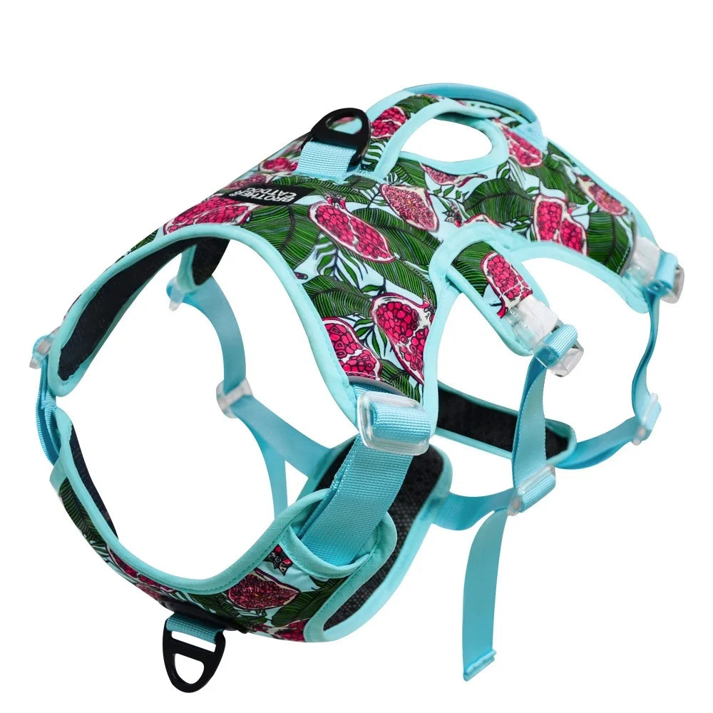 NO PULL Pet Dog Harness Adjustable Reflective Dog Chest Vest For Small Large Dogs Outdoor Training Protective Pet Supplies
