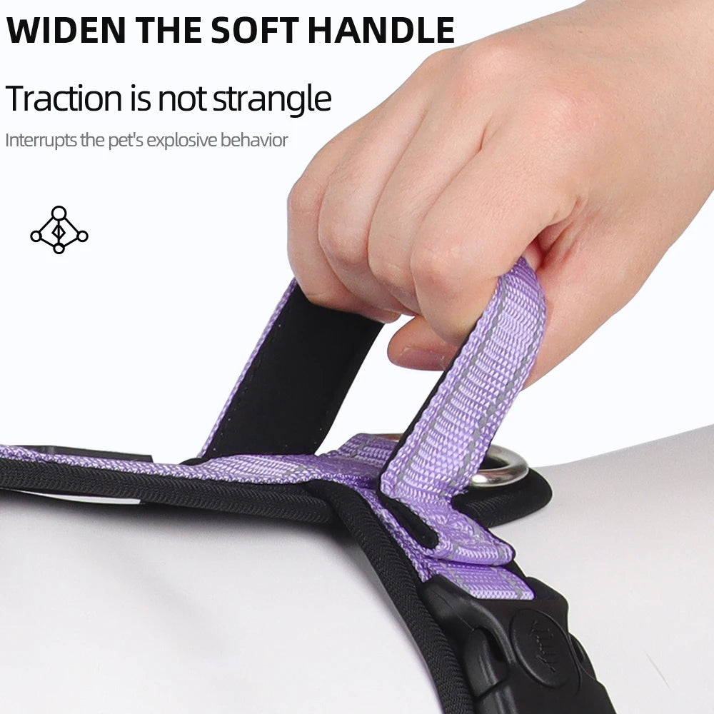 Lightweight Pet Harness with Handle Anti-Escape Dog Vest for Small Medium Dogs Puppy Chest Straps Chihuahua Pug Pet Supplies
