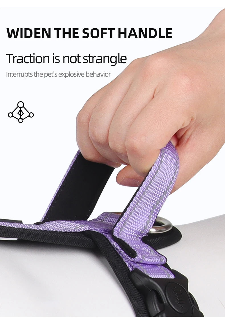Lightweight Pet Harness with Handle Anti-Escape Dog Vest for Small Medium Dogs Puppy Chest Straps Chihuahua Pug Pet Supplies