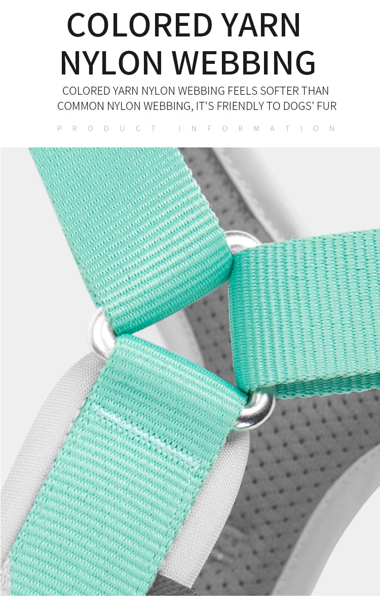 Pet Harness No Pull Reflective Dog Harness for Small Medium Large Dog Vest Adjustable Breathable Outdoor Travel dog accessories